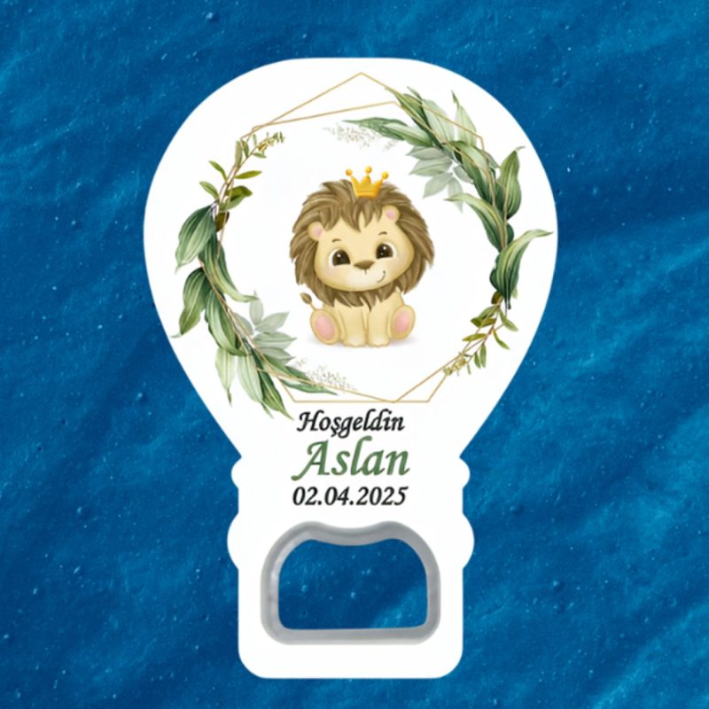 Doğum Günü Organizasyon Baby Shower Bebek İçin İsimli Hediyelik Magnet