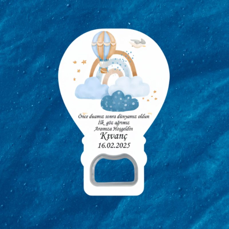 Erkek Bebek Doğum Günü Organizasyon Baby Shower Bebek İçin Hediyelik Magnet