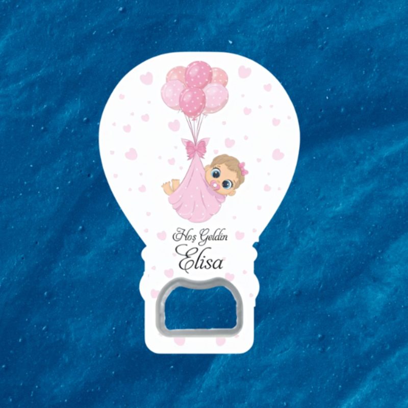 Hoş geldin Kız Bebek Magnet