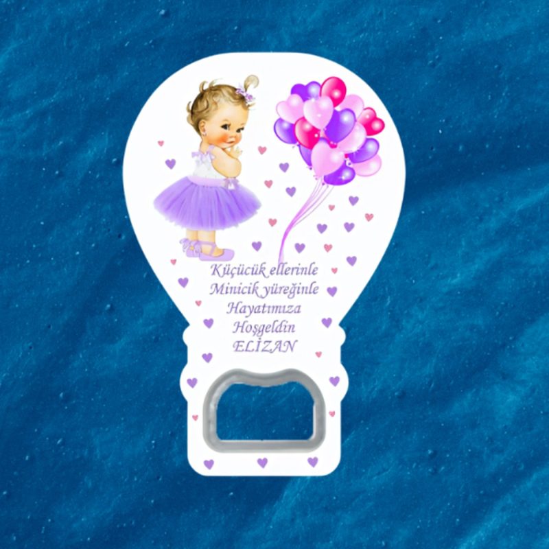 Hoşgeldin Bebek Magnet Kişiye Özel