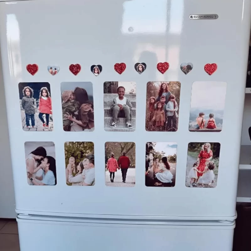 Fotoğraflı Dikdörtgen Buzdolabı Magneti – 18 Adet