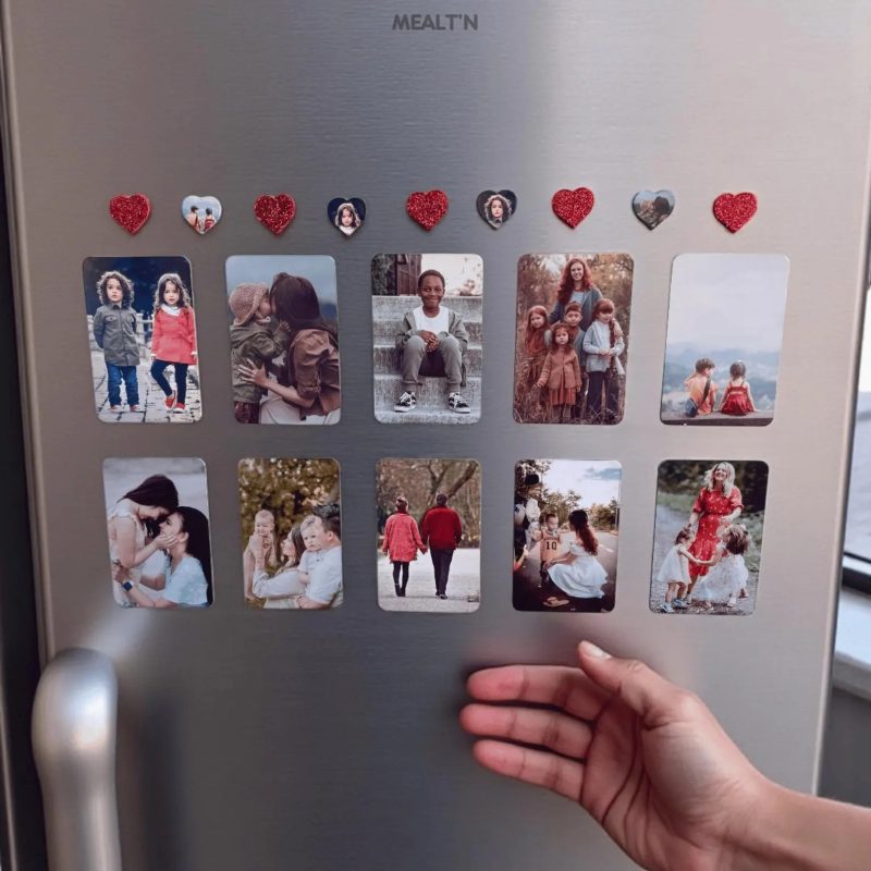 Fotoğraflı Dikdörtgen Buzdolabı Magneti - 27 Adet