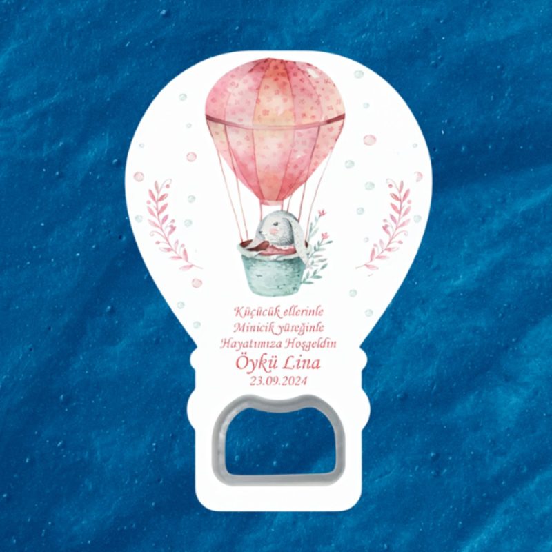 Kişiye Özel Açacak Magnet Hediyelik Bebek