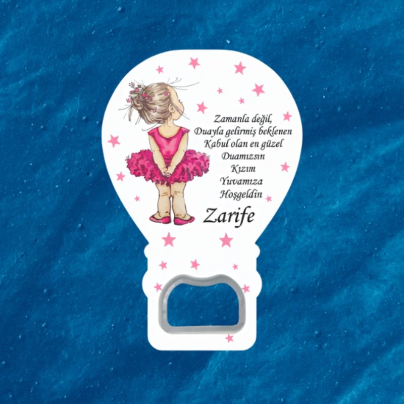 Kız Bebek Doğum Günü Organizasyon Baby Shower Bebek İçin Hediyelik Magnet