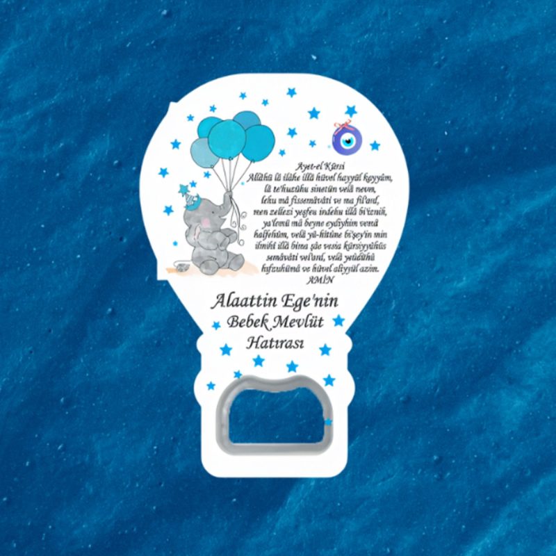 Mevlüt Hatırası Kişiye Özel İsimli Açacak Magnet