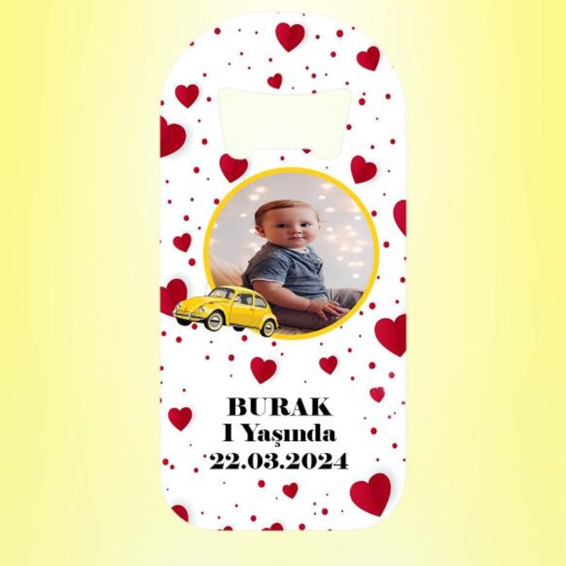Vosvos Resimli Kalpli Magnet Açacak Kişiye Özel