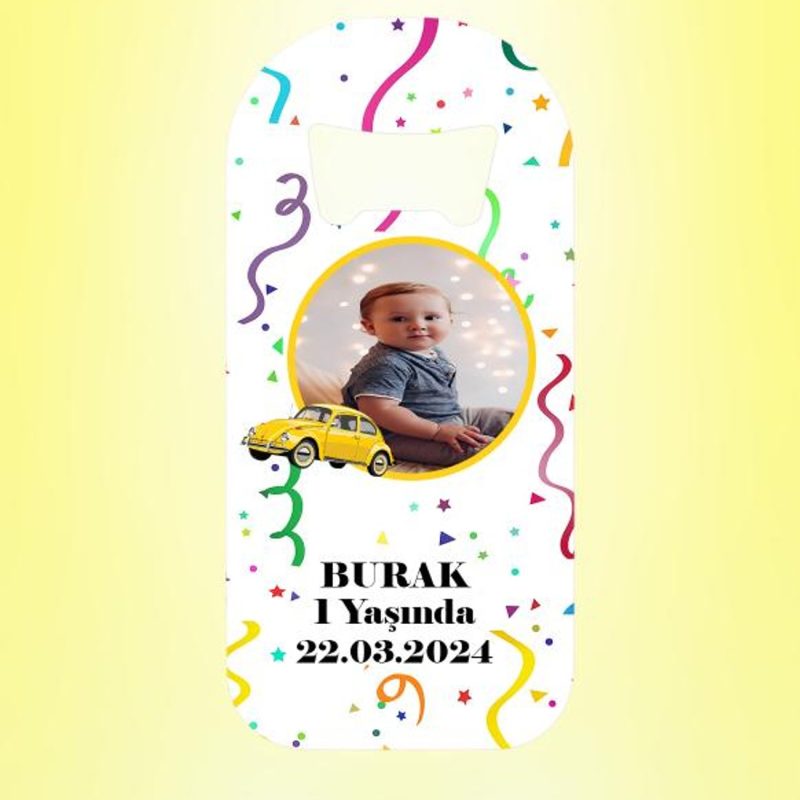 Vosvos Resimli Parti Magnet Açacak Kişiye Özel