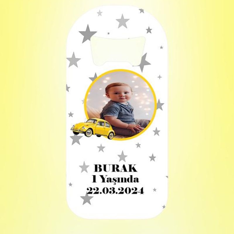 Vosvos Resimli Yıldızlar Magnet Açacak Kişiye Özel